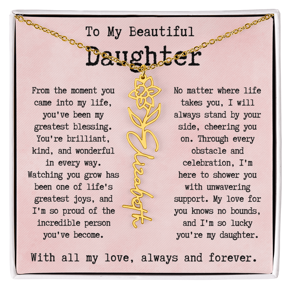 Personalized Gift for Daughter - Birthflower Necklace.pdf