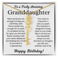 Personalized Birthday Gift for Granddaughter – Customized Birth Flower Name Necklace – Jewelry Gift from Grandma