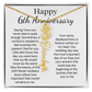 Personalized 6th Wedding Anniversary Gift for Wife – Customized Birth Flower Name Necklace – Unique Sixth Anniversary Gift Ideas for Wife from Husband