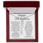Personalized 13th Birthday Gift for Her – Customized Birth Flower Name Necklace – Teen Birthday Jewelry Gift for Granddaughter, Daughter, or Niece