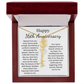 Personalized 16th Anniversary Gift for Wife – Customized Birth Flower Name Necklace – Unique Sixteenth Wedding Anniversary Gift Ideas for Wife