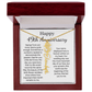 Personalized 49th Anniversary Gift for Wife – Customized Birth Flower Name Necklace – Unique Forty-Ninth Wedding Anniversary Gift Ideas for Wife from Husband