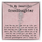 Personalized Birthday Gift for Granddaughter – Customized Birth Flower Name Necklace – Unique Jewelry Gift from Grandma for Any Birthday