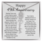 Personalized 49th Anniversary Gift for Wife – Customized Birth Flower Name Necklace – Unique Forty-Ninth Wedding Anniversary Gift Ideas for Wife from Husband