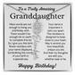 Personalized Birthday Gift for Granddaughter – Customized Birth Flower Name Necklace – Jewelry Gift from Grandma