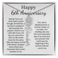 Personalized 6th Wedding Anniversary Gift for Wife – Customized Birth Flower Name Necklace – Unique Sixth Anniversary Gift Ideas for Wife from Husband