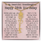 Personalized 16th Birthday Gift for Granddaughter – Customized Birth Flower Name Necklace – Sweet Sixteenth Jewelry Gift from Grandma