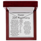 Personalized 35th Anniversary Gift for Wife – Customized Birth Flower Name Necklace – Unique Thirty-Fifth Wedding Anniversary Gift Ideas for Wife from Husband