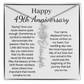 Personalized 49th Anniversary Gift for Wife – Customized Birth Flower Name Necklace – Unique Forty-Ninth Wedding Anniversary Gift Ideas for Wife from Husband