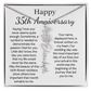 Personalized 35th Anniversary Gift for Wife – Customized Birth Flower Name Necklace – Unique Thirty-Fifth Wedding Anniversary Gift Ideas for Wife from Husband