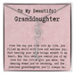 Personalized Birthday Gift for Granddaughter – Customized Birth Flower Name Necklace – Unique Jewelry Gift from Grandma for Any Birthday