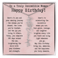 Personalized Birthday Gift for Her – Customized Birth Flower Name Necklace – Unique Jewelry Gift from Friend, Family, or Loved One