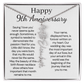 Personalized 9th Wedding Anniversary Gift for Wife – Customized Birth Flower Name Necklace – Unique Ninth Anniversary Gift Ideas for Wife from Husband