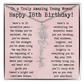 Personalized 18th Birthday Gift for Her – Customized Birth Flower Name Necklace – Unique Eighteenth Birthday Jewelry Gift from Grandma, Mom, Aunt, or Friend