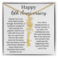 Personalized 6th Wedding Anniversary Gift for Wife – Customized Birth Flower Name Necklace – Unique Sixth Anniversary Gift Ideas for Wife from Husband