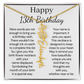 Personalized 13th Birthday Gift for Her – Customized Birth Flower Name Necklace – Teen Birthday Jewelry Gift for Granddaughter, Daughter, or Niece