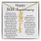 Personalized 80th Anniversary Gift for Wife – Customized Birth Flower Name Necklace – Unique Eightieth Wedding Anniversary Gift Ideas for Wife from Husband