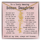 Personalized Gift for Bonus Daughter - I'm so proud   to be part  of your journey.