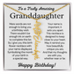 Personalized Birthday Gift for Granddaughter – Customized Birth Flower Name Necklace – Jewelry Gift from Grandma