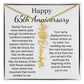 Personalized 65th Anniversary Gift for Wife – Customized Birth Flower Name Necklace – Unique Sixty-Fifth Wedding Anniversary Gift Ideas for Wife from Husband