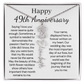 Personalized 49th Anniversary Gift for Wife – Customized Birth Flower Name Necklace – Unique Forty-Ninth Wedding Anniversary Gift Ideas for Wife from Husband