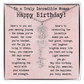 Personalized Birthday Gift for Her – Customized Birth Flower Name Necklace – Unique Jewelry Gift from Friend, Family, or Loved One