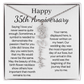 Personalized 35th Anniversary Gift for Wife – Customized Birth Flower Name Necklace – Unique Thirty-Fifth Wedding Anniversary Gift Ideas for Wife from Husband