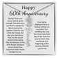Personalized 60th Anniversary Gift for Wife – Customized Birth Flower Name Necklace – Unique Sixtieth Wedding Anniversary Gift Ideas for Wife from Husband