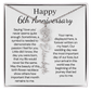 Personalized 6th Wedding Anniversary Gift for Wife – Customized Birth Flower Name Necklace – Unique Sixth Anniversary Gift Ideas for Wife from Husband
