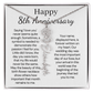 Personalized 8th Wedding Anniversary Gift for Wife – Customized Birth Flower Name Necklace – Unique Eighth Anniversary Gift Ideas for Wife from Husband