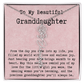 Personalized Birthday Gift for Granddaughter – Customized Birth Flower Name Necklace – Unique Jewelry Gift from Grandma for Any Birthday
