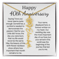 Personalized 40th Anniversary Gift for Wife – Customized Birth Flower Name Necklace – Unique Fortieth Wedding Anniversary Gift Ideas for Wife from Husband