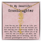 Personalized Birthday Gift for Granddaughter – Customized Birth Flower Name Necklace – Unique Jewelry Gift from Grandma for Any Birthday