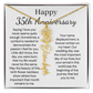 Personalized 35th Anniversary Gift for Wife – Customized Birth Flower Name Necklace – Unique Thirty-Fifth Wedding Anniversary Gift Ideas for Wife from Husband