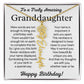 Personalized Birthday Gift for Granddaughter – Customized Birth Flower Name Necklace – Jewelry Gift from Grandma
