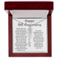 Personalized 6th Wedding Anniversary Gift for Wife – Customized Birth Flower Name Necklace – Unique Sixth Anniversary Gift Ideas for Wife from Husband