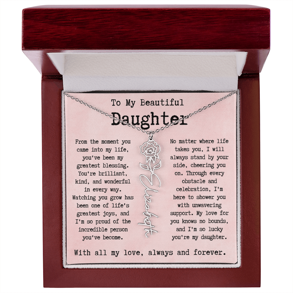 Personalized Gift for Daughter - Birthflower Necklace.pdf