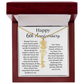Personalized 6th Wedding Anniversary Gift for Wife – Customized Birth Flower Name Necklace – Unique Sixth Anniversary Gift Ideas for Wife from Husband