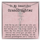 Personalized Birthday Gift for Granddaughter – Customized Birth Flower Name Necklace – Unique Jewelry Gift from Grandma for Any Birthday