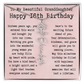 Personalized 16th Birthday Gift for Granddaughter – Customized Birth Flower Name Necklace – Sweet Sixteenth Jewelry Gift from Grandma