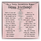 Personalized Birthday Gift for Her – Customized Birth Flower Name Necklace – Unique Jewelry Gift from Friend, Family, or Loved One