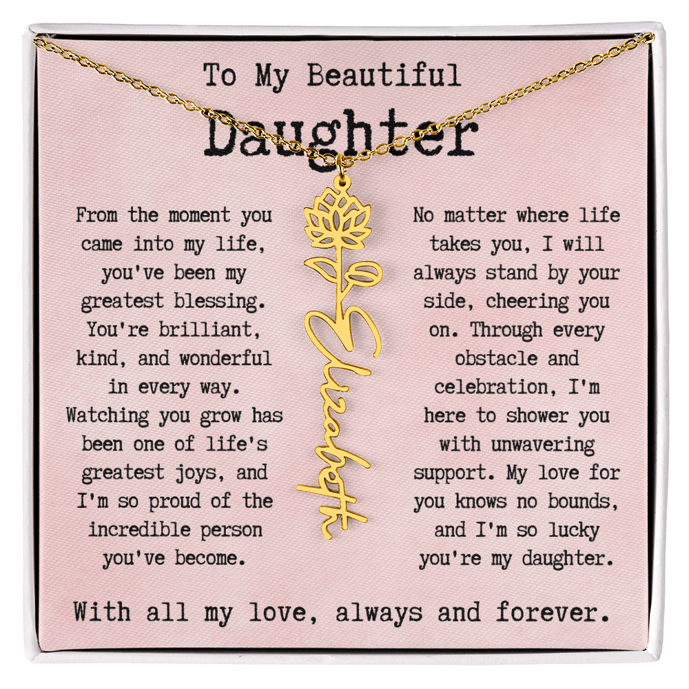 Personalized Gift for Daughter - Birthflower Necklace.pdf