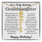 Personalized Birthday Gift for Granddaughter – Customized Birth Flower Name Necklace – Jewelry Gift from Grandma