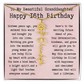 Personalized 16th Birthday Gift for Granddaughter – Customized Birth Flower Name Necklace – Sweet Sixteenth Jewelry Gift from Grandma