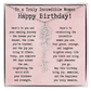 Personalized Birthday Gift for Her – Customized Birth Flower Name Necklace – Unique Jewelry Gift from Friend, Family, or Loved One