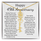 Personalized 49th Anniversary Gift for Wife – Customized Birth Flower Name Necklace – Unique Forty-Ninth Wedding Anniversary Gift Ideas for Wife from Husband