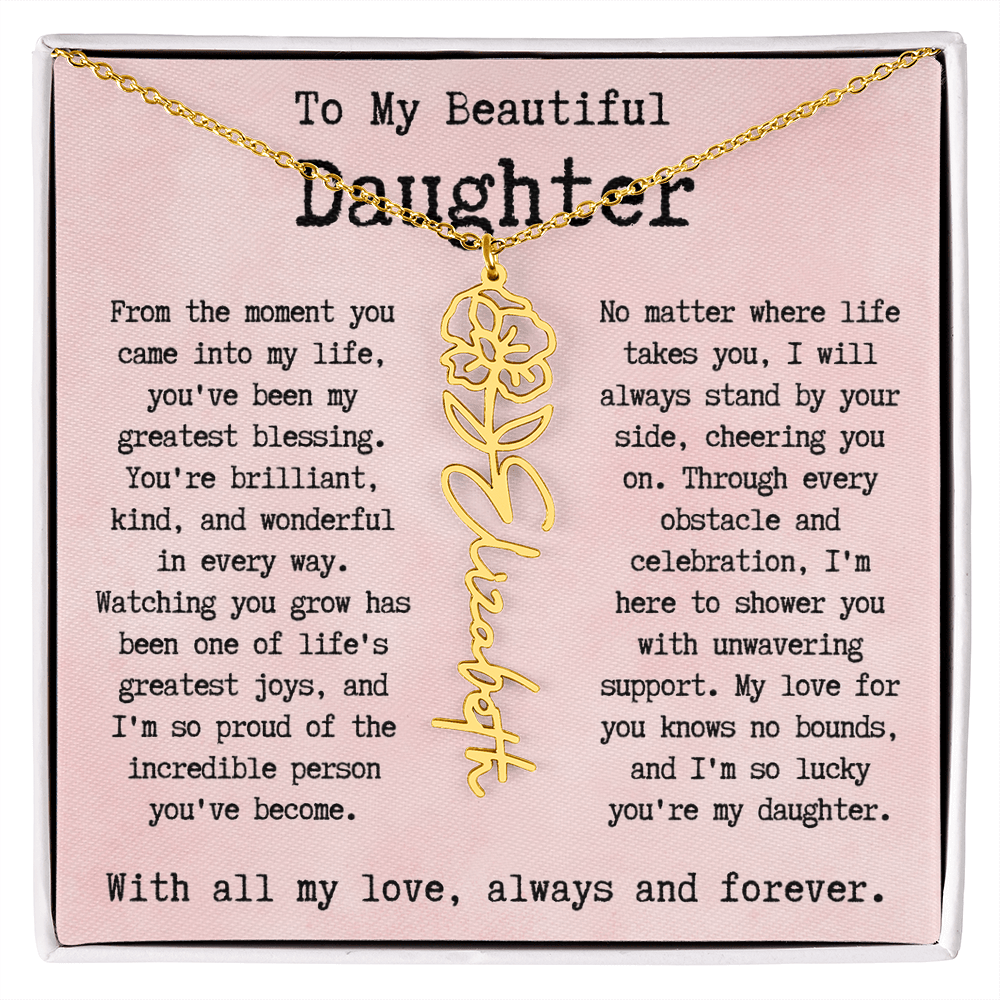 Personalized Gift for Daughter - Birthflower Necklace.pdf