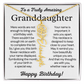 Personalized Birthday Gift for Granddaughter – Customized Birth Flower Name Necklace – Jewelry Gift from Grandma