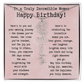 Personalized Birthday Gift for Her – Customized Birth Flower Name Necklace – Unique Jewelry Gift from Friend, Family, or Loved One