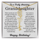 Personalized Birthday Gift for Granddaughter – Customized Birth Flower Name Necklace – Jewelry Gift from Grandma